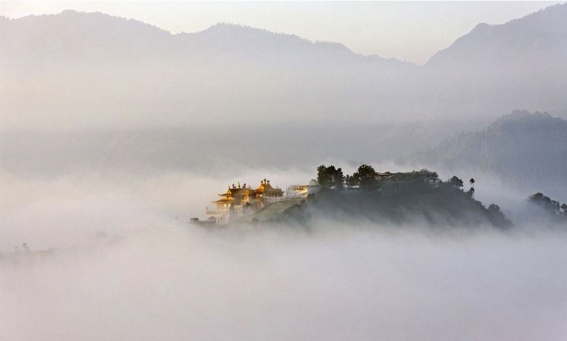 A Trans-Himalayan Buddhist Monastery