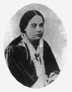 H.P. Blavatsky as a young woman, c. 1850s - early 1860s.